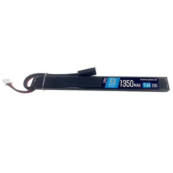 Аккумулятор BlueMAX Li-Po 7.4V 1350mah 20C AK Stick, 169x18x10 мм, BM-2028