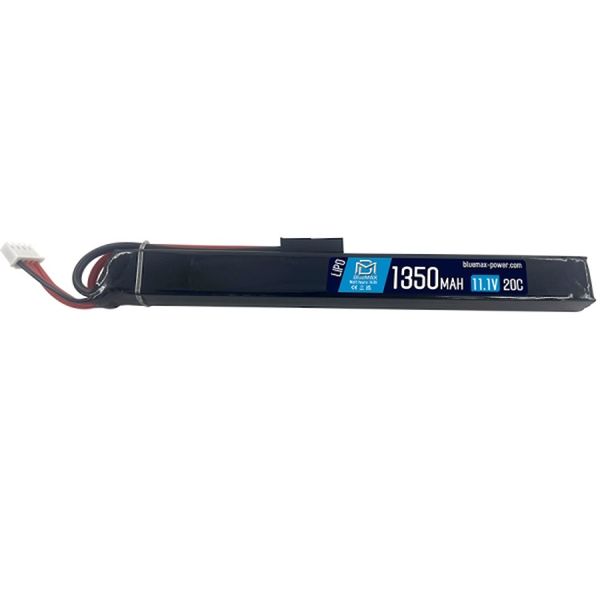 Аккумулятор BlueMAX Li-Po 11.1V 1350mah 20C AK Stick, 169x18x15 мм, BM-2029