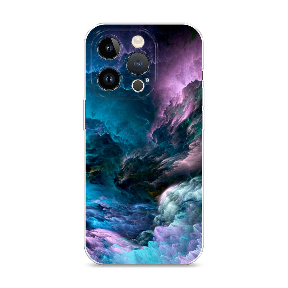 

Чехол на Apple iPhone 14 Pro "Загадочное небо", Синий;фиолетовый, 15250-2