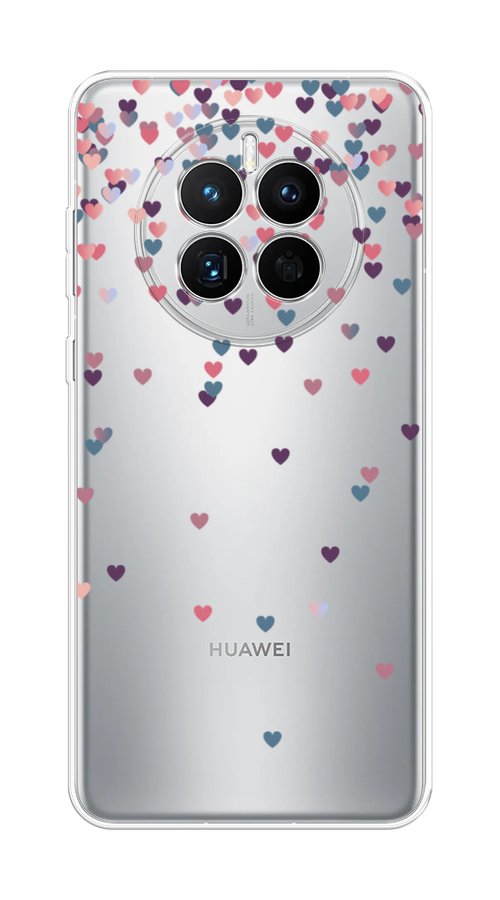 

Чехол на Huawei Mate 50 "Посыпка сердечки", Розовый;фиолетовый, 6109850-3