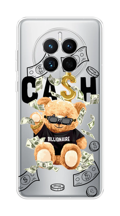 

Чехол на Huawei Mate 50 "Big cash", Черный;серый;бежевый, 6109850-6