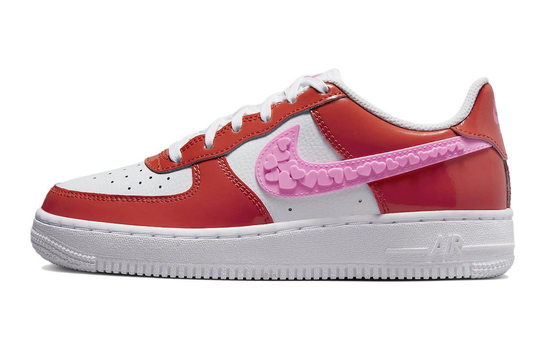 

Кеды унисекс Nike Air Force 1 Low GS красные 39 EU, Красный, Air Force 1 Low GS