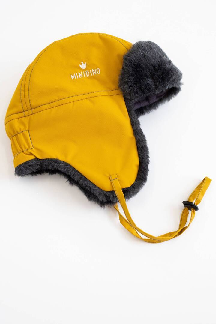 

Шапка детская Minidino М022, горчица, 48, Желтый, М022