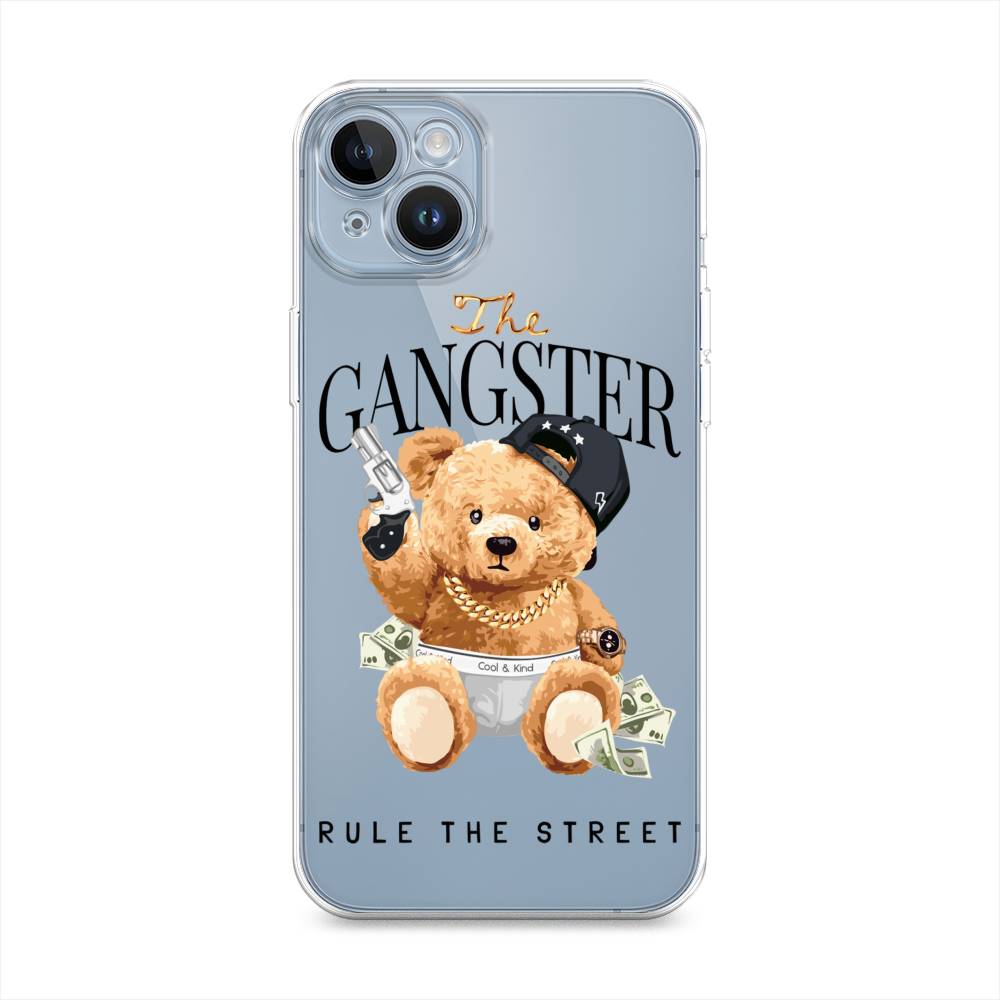 

Чехол на Apple iPhone 14 "The Gangster", Бежевый;серый;черный, 15150-6