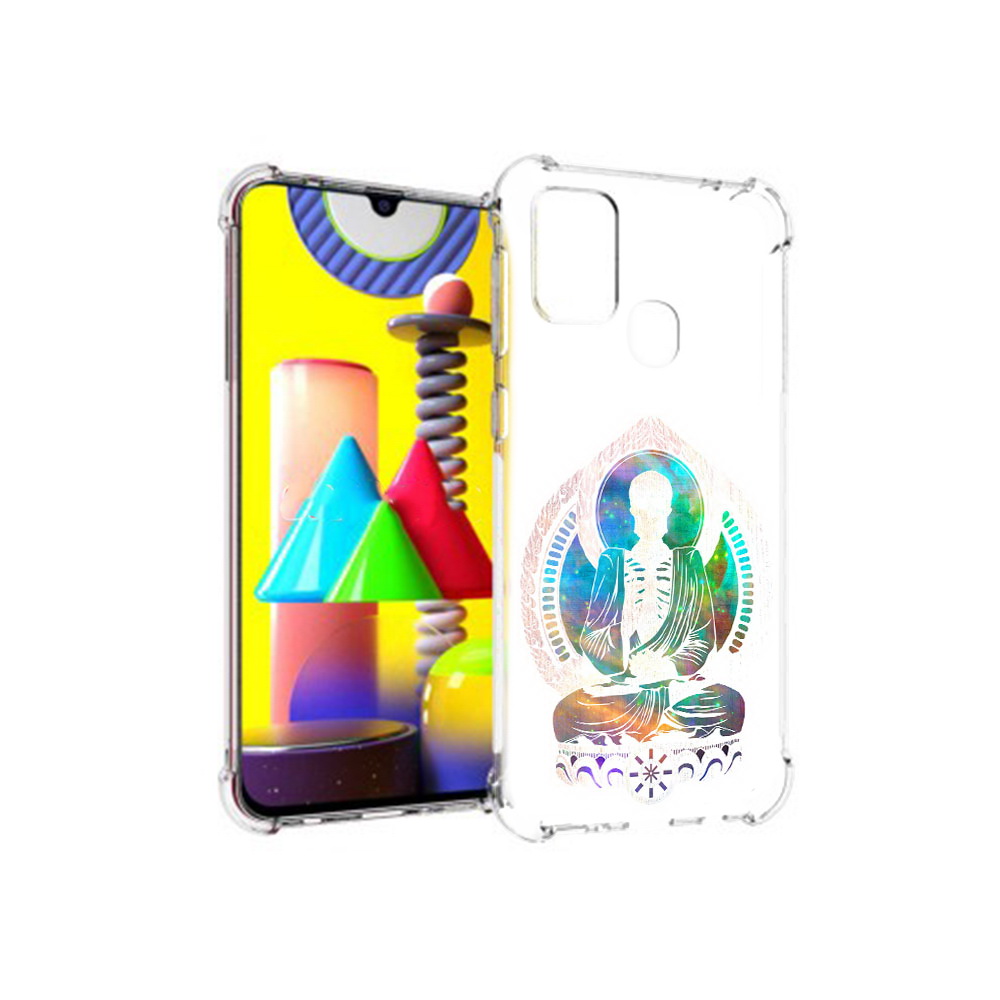 

Чехол MyPads Tocco для Samsung Galaxy M31 умный скелет (PT147019.488.653), Прозрачный, Tocco