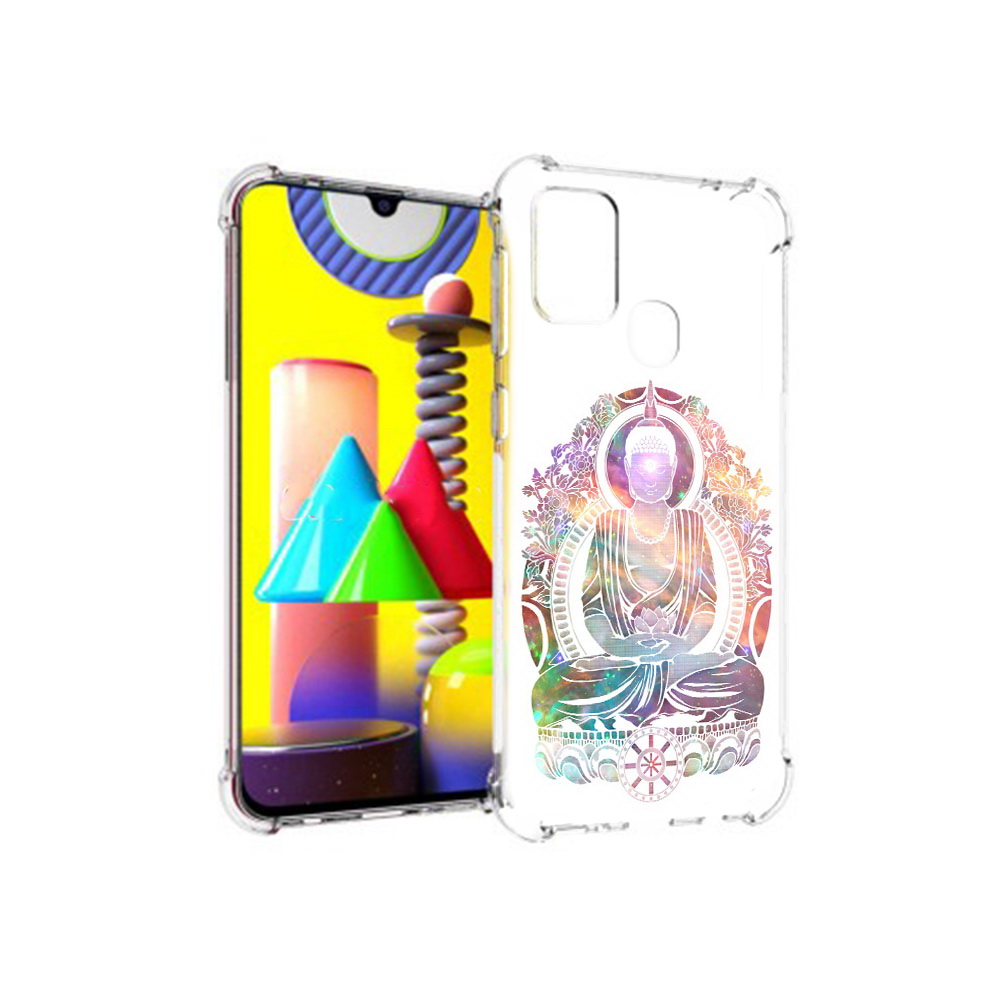 

Чехол MyPads Tocco для Samsung Galaxy M31 умный мужчина абстракция (PT147019.488.651), Прозрачный, Tocco