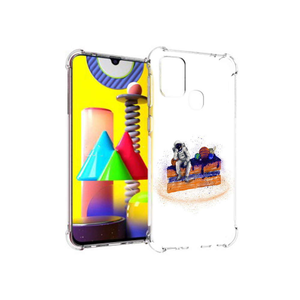 

Чехол MyPads Tocco для Samsung Galaxy M31 торт с планетами (PT147019.488.648), Прозрачный, Tocco
