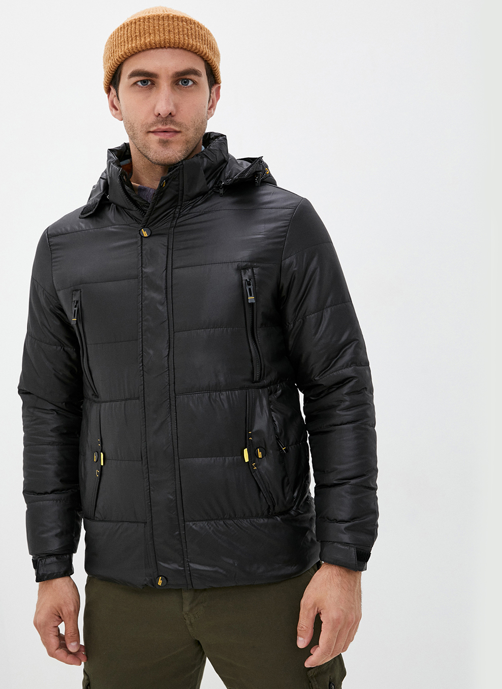 

Куртка мужская WINTERRA 66835 черная 50 RU, Черный, 66835