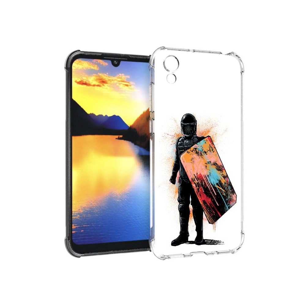 

Чехол MyPads Tocco для Huawei Y5 солдат с красочным щитом, Прозрачный, Tocco