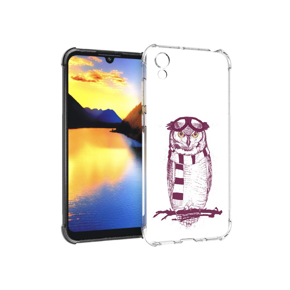 

Чехол MyPads Tocco для Huawei Y5 сова-летчик, Прозрачный, Tocco