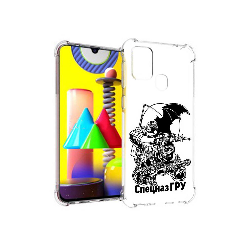 

Чехол MyPads Tocco для Samsung Galaxy M31 спецназ гру (PT147019.488.618), Прозрачный, Tocco