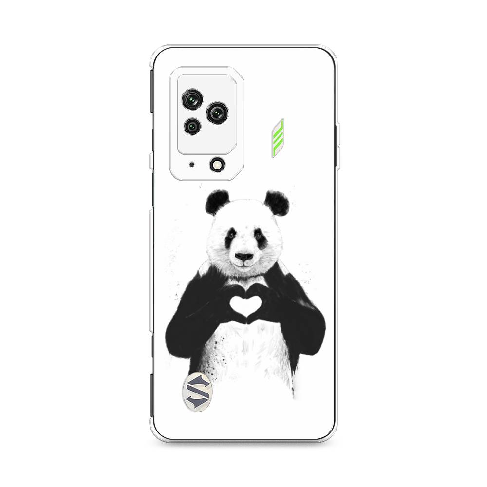 

Чехол Awog на Xiaomi Black Shark 5 "Панда love", Разноцветный, 314050-10