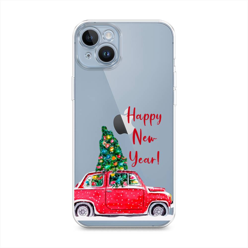 

Чехол для Apple iPhone 14 "Happy New Year", Красный;зеленый, 15150-5