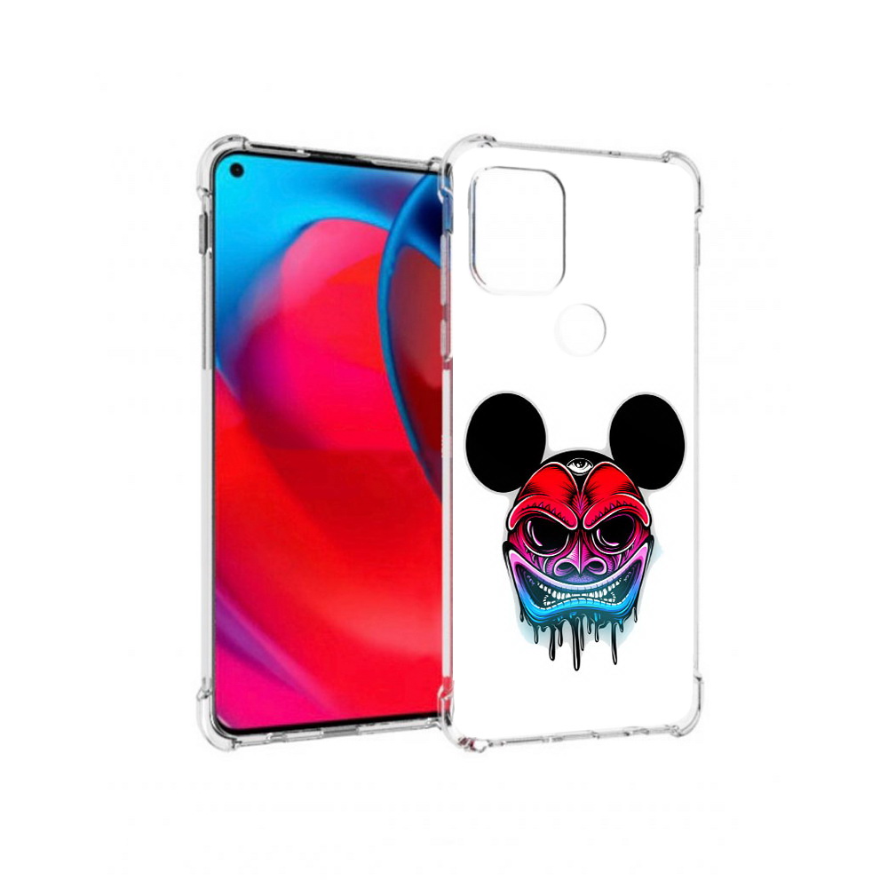 

Чехол MyPads Tocco для Motorola Moto G микки в маске (PT227067.359.473), Прозрачный, Tocco