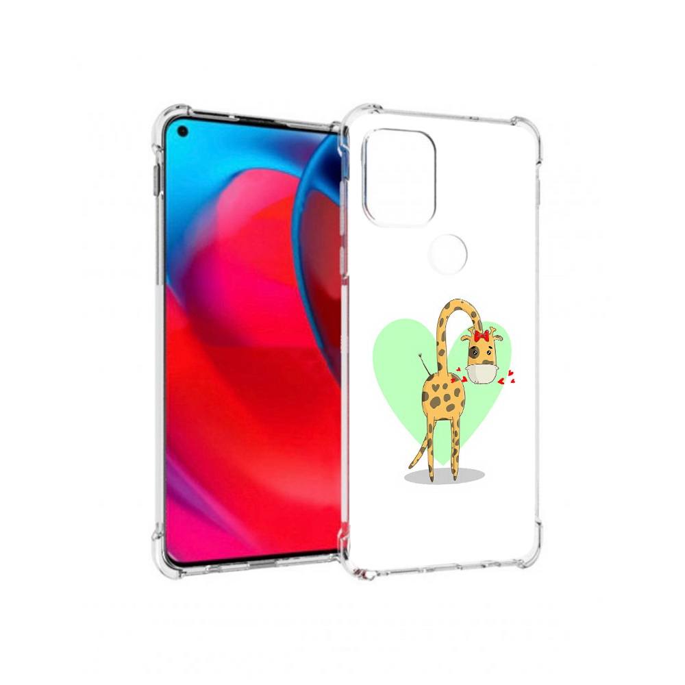 

Чехол MyPads Tocco для Motorola Moto G Влюбленный жираф 14 февраля (PT227067.359.47), Прозрачный, Tocco