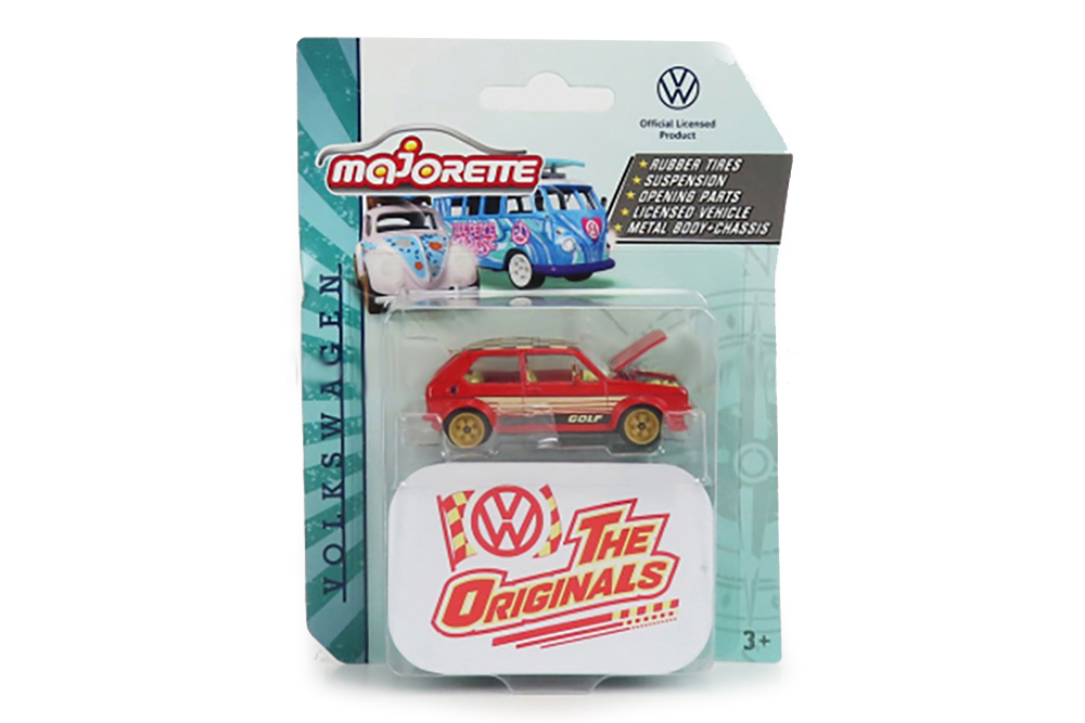 Модель коллекционная MAJORETTE Vw volkswagen golf mki gti 1976, red