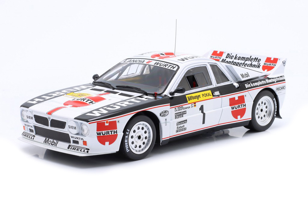 Модель коллекционная IXO Lancia 037 winner rally germany rohrl/geistdoerfer 1983