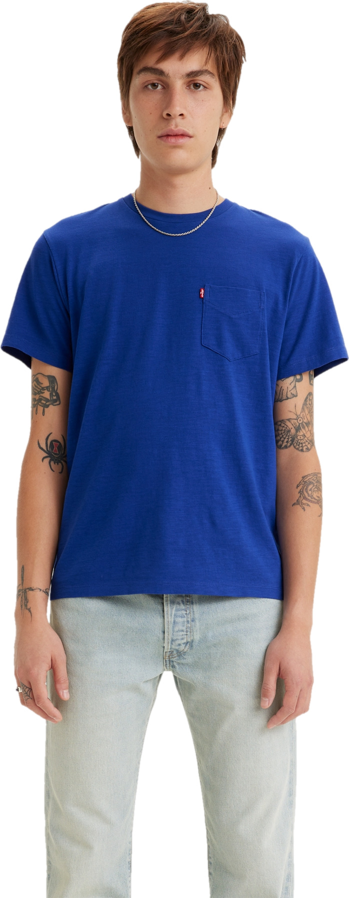 

Футболка мужская Levi's 19342 синяя M, Синий, 19342