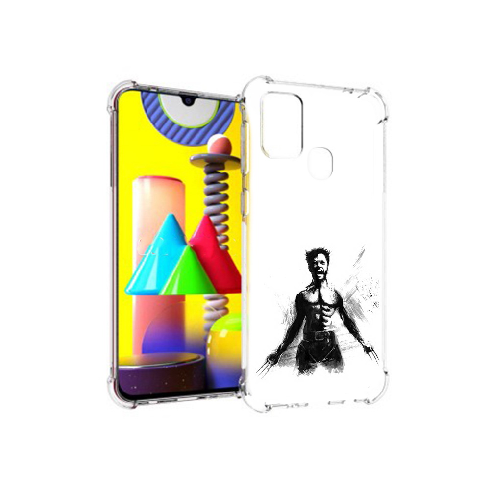 

Чехол MyPads Tocco для Samsung Galaxy M31 росомаха (PT147019.488.587), Прозрачный, Tocco