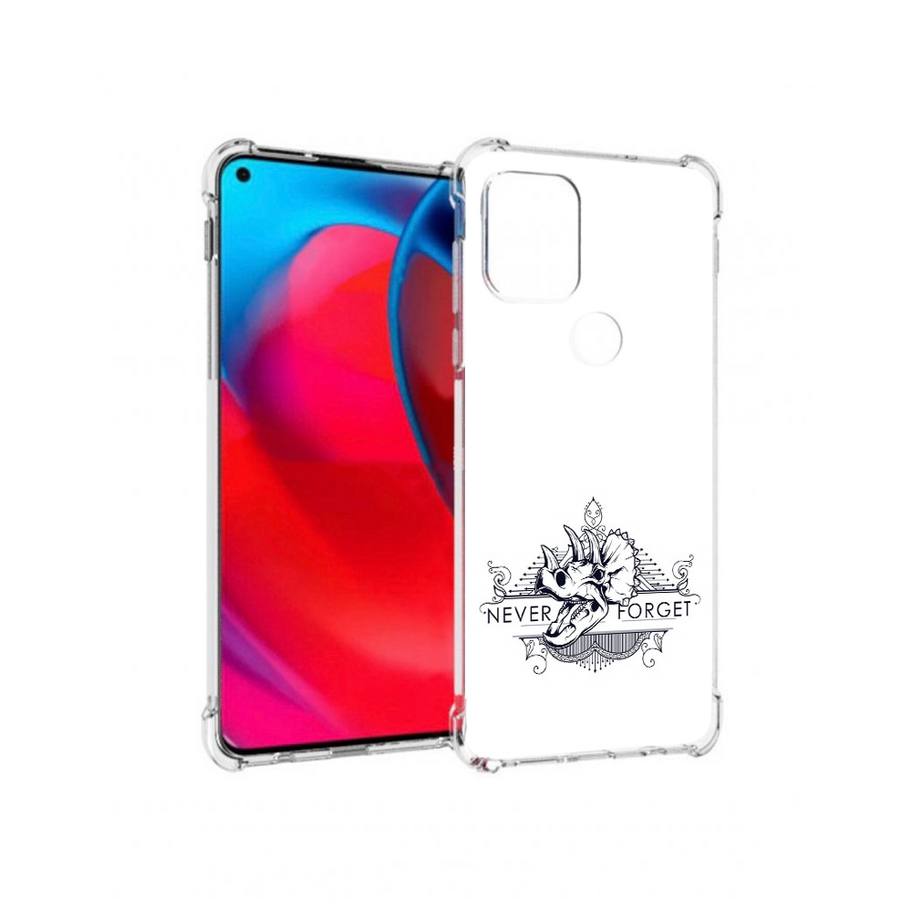 

Чехол MyPads Tocco для Motorola Moto G логотип носорога никогда не забуду, Прозрачный, Tocco