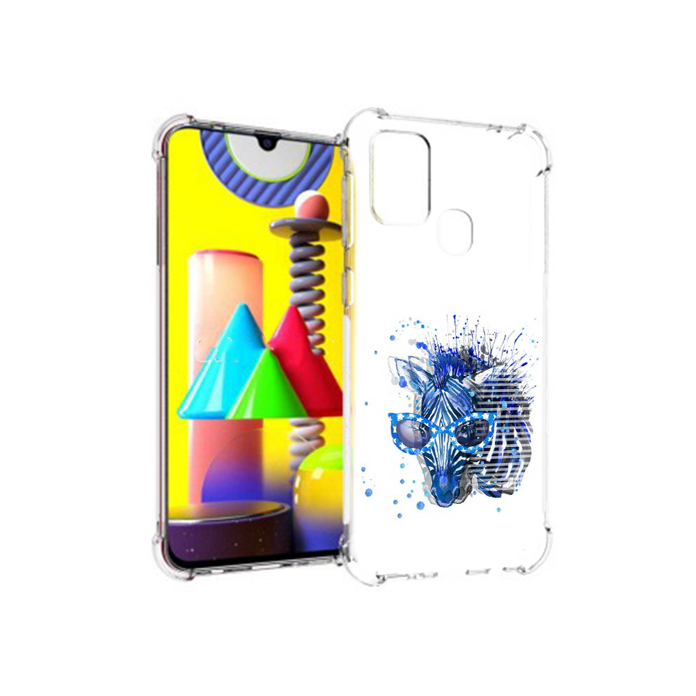 

Чехол MyPads Tocco для Samsung Galaxy M31 расплывчатая зебра (PT147019.488.577), Прозрачный, Tocco