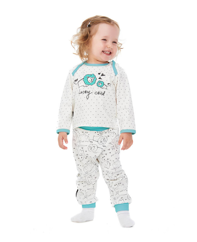 

Брюки - 3 пары Lucky Child 30-129 цв. ассорти р.74-80, Разноцветный, 30-129/3шт