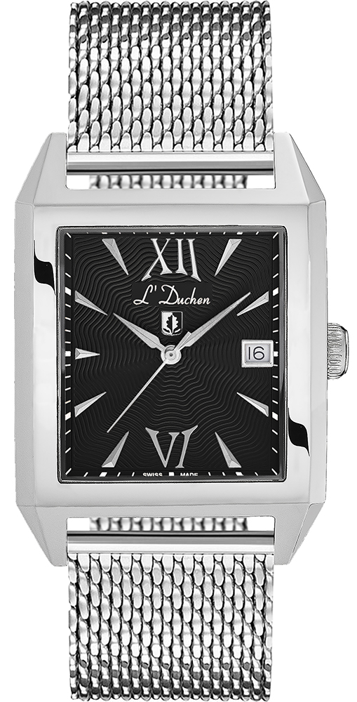 Наручные часы мужские L Duchen D 431.11.11 M серебристые