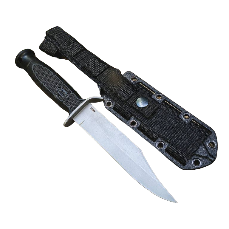 Нож Saro Разведчик НР-43 Вишня,(сталь Х12МФ, ножны ABS)