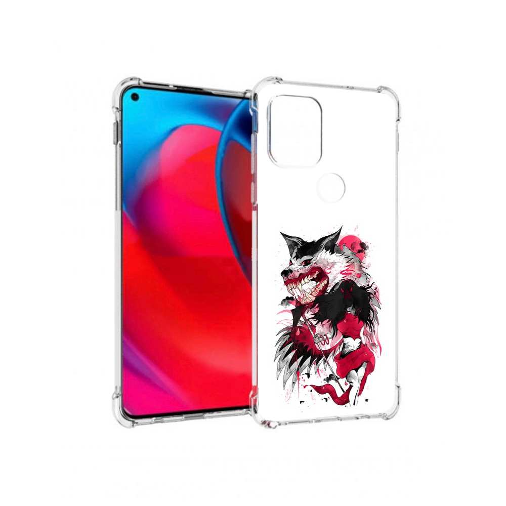 

Чехол MyPads Tocco для Motorola Moto G красная шапочка (PT227067.359.410), Прозрачный, Tocco