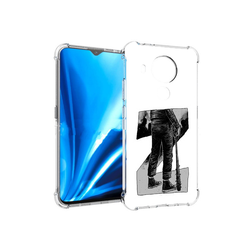 

Чехол MyPads Tocco для Nokia 5.4 воин черно белый (PT156621.100.265), Tocco