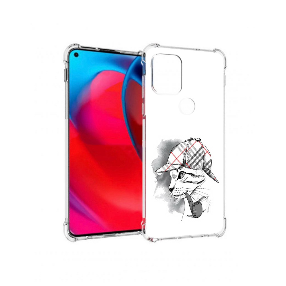 Чехол MyPads Tocco для Motorola Moto G кошка с трубкой (PT227067.359.405)