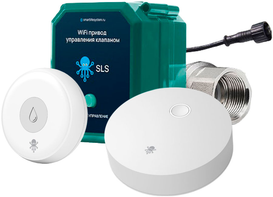 Датчик для умного дома SLS SLS-BOX-WTRPRCT беспроводной датчик температуры и влажности воздуха для дома эра