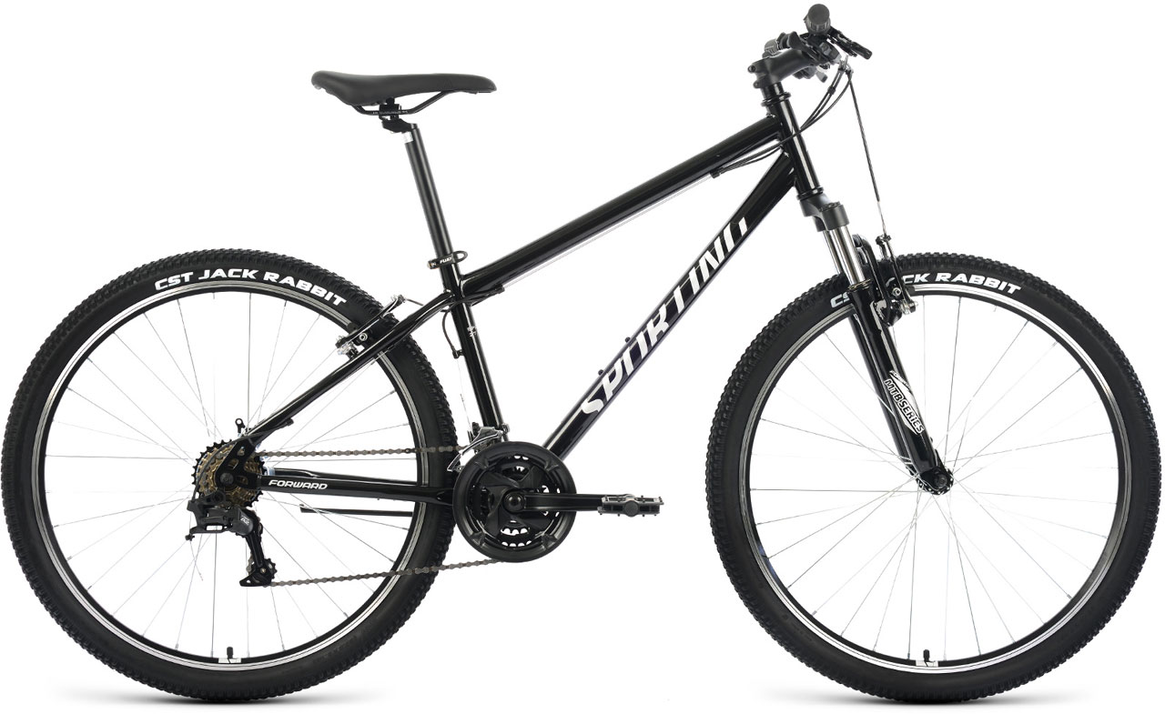 Велосипед Forward Sporting 1.2 27,5 2022 рост 15 черный/серебристый