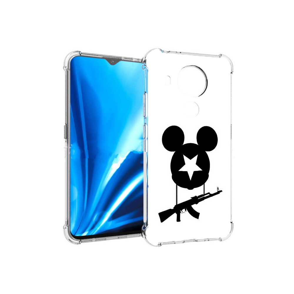 

Чехол MyPads Tocco для Nokia 5.4 АК Микки (PT156621.100.26), Прозрачный, Tocco