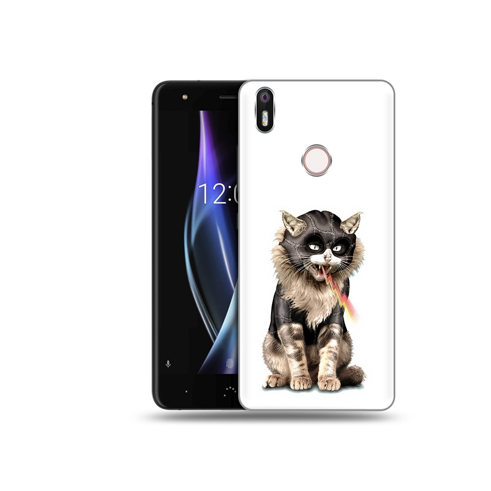 

Чехол MyPads Tocco для BQ Aquaris X дьяволский кот, Прозрачный, Tocco