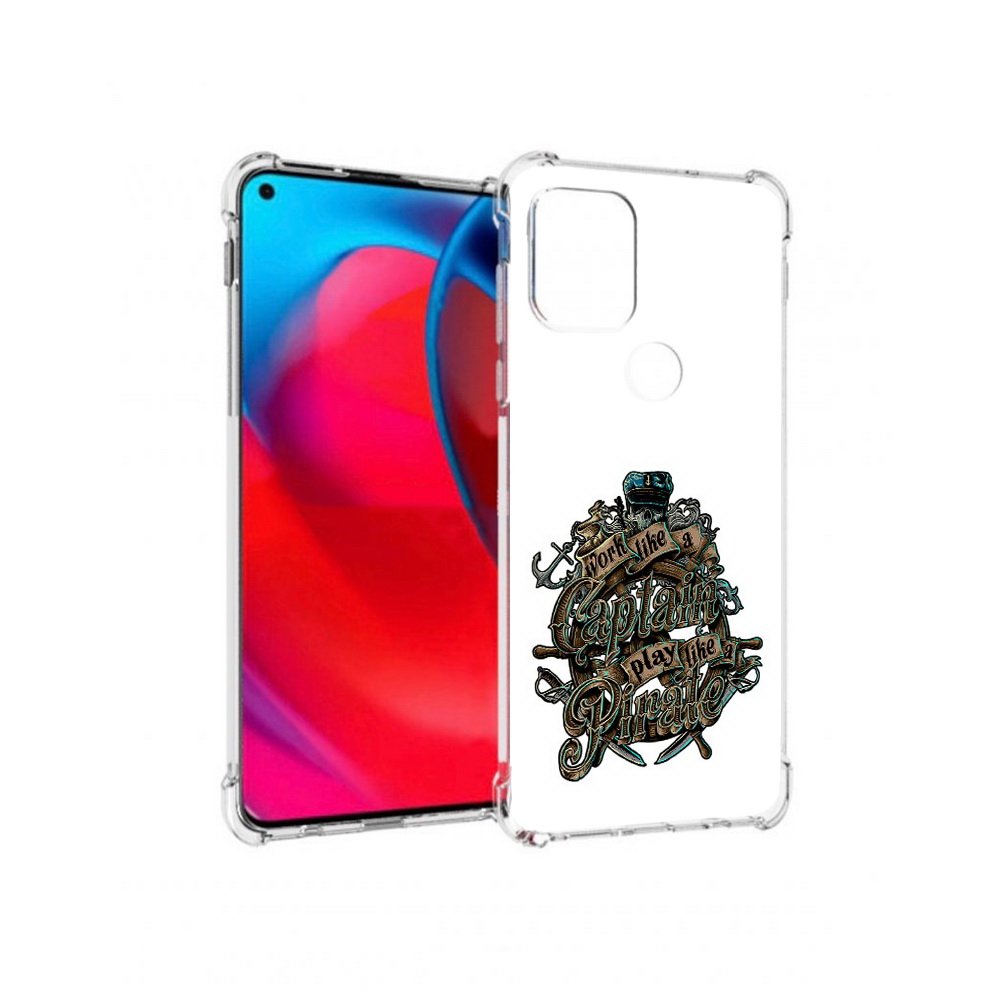 

Чехол MyPads Tocco для Motorola Moto G капитан пиратов (PT227067.359.385), Прозрачный, Tocco