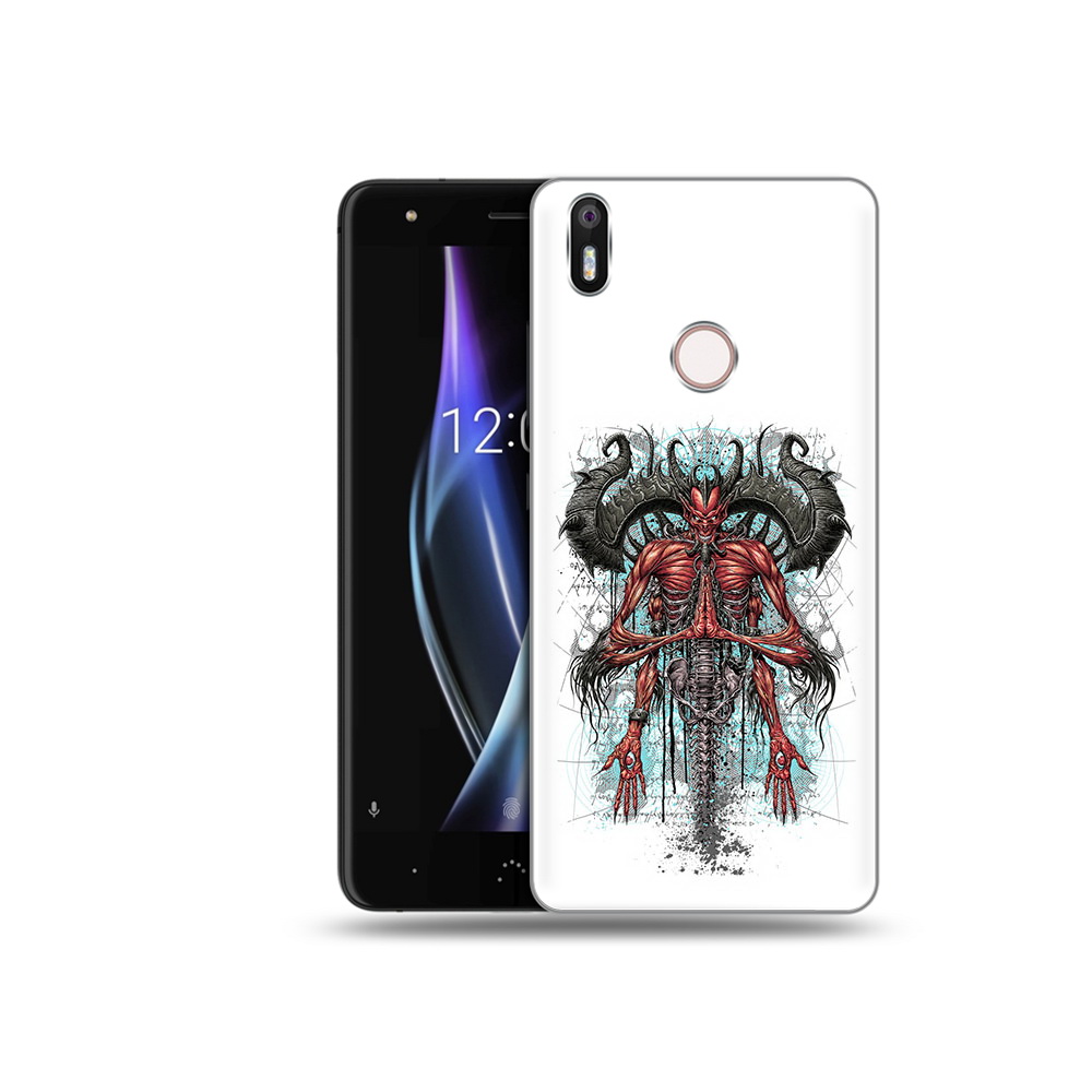 

Чехол MyPads Tocco для BQ Aquaris X дьявол, Прозрачный, Tocco