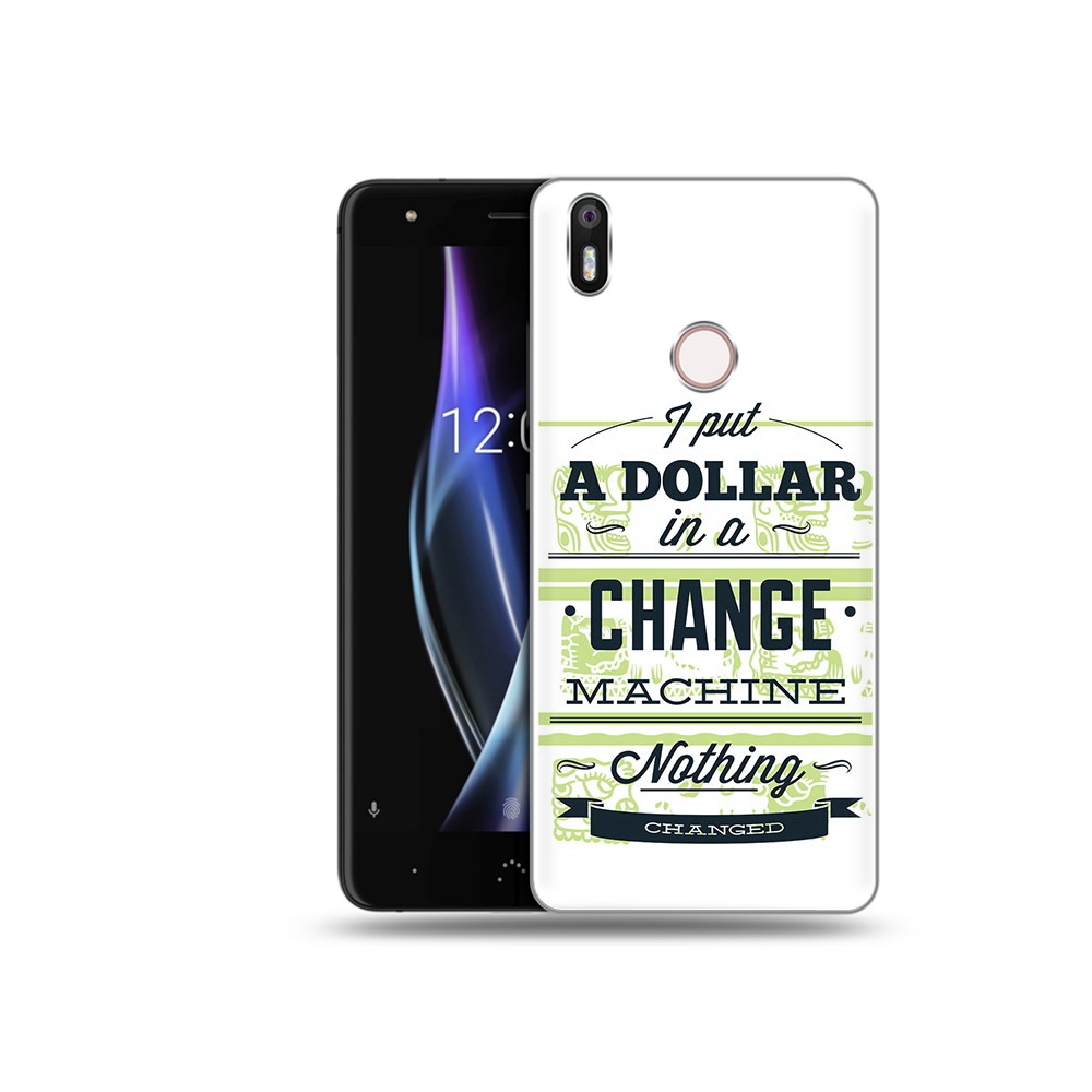 

Чехол MyPads Tocco для BQ Aquaris X доллар надпись, Прозрачный, Tocco