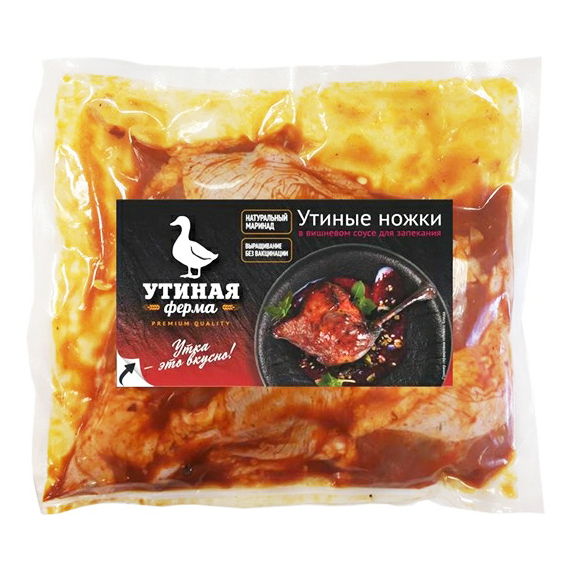 

Голень утиная в вишневом соусе Утиная ферма для запекания охлажденная