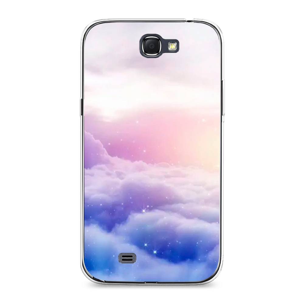 

Чехол на Samsung Galaxy Note 2 "Небеса", Голубой;белый;розовый, 23250-2