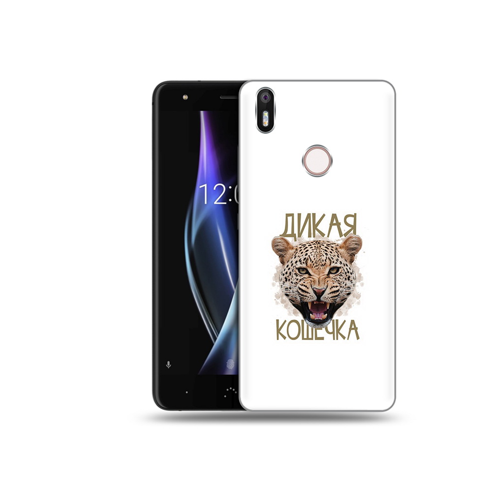 

Чехол MyPads Tocco для BQ Aquaris X дикая кошечка, Прозрачный, Tocco