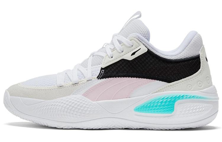 

Кроссовки унисекс Puma Court Rider 1.0 Summer Days белые 43 EU, Белый, Court Rider 1.0 Summer Days