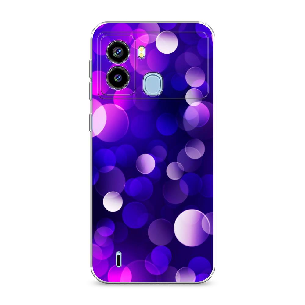 

Чехол на Tecno Pop 6 "Абстракция 27", Фиолетовый, 302050-3