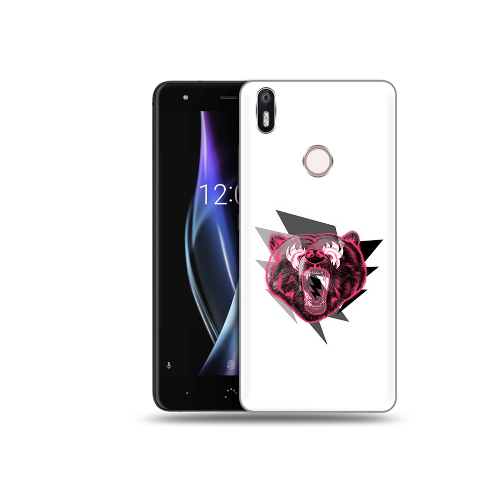 

Чехол MyPads Tocco для BQ Aquaris X грозовой медведь, Прозрачный, Tocco