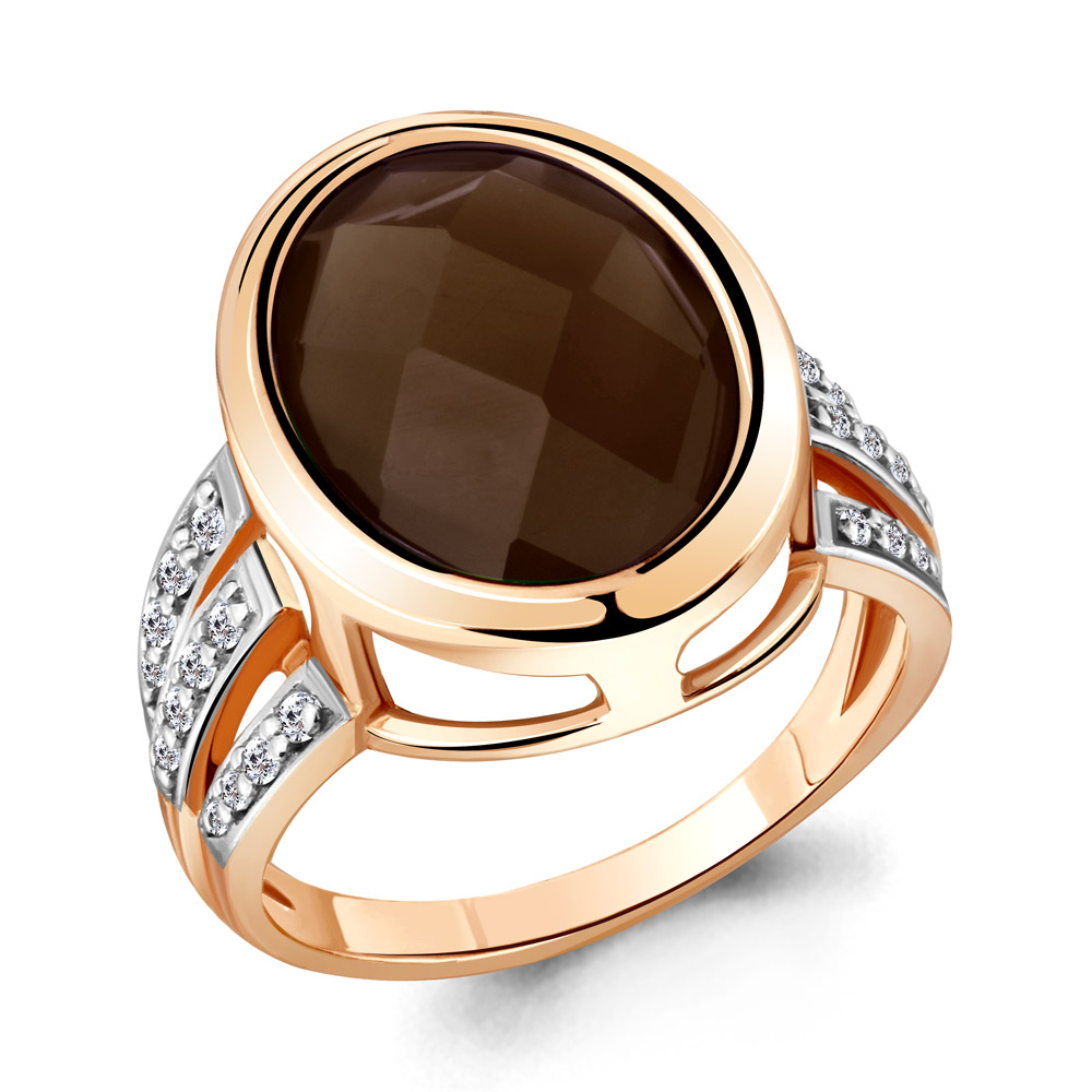 

Кольцо из серебра с кварцем Aquamarine Aquamarine 6550401А_925_з р. 19, 6550401А_925_з