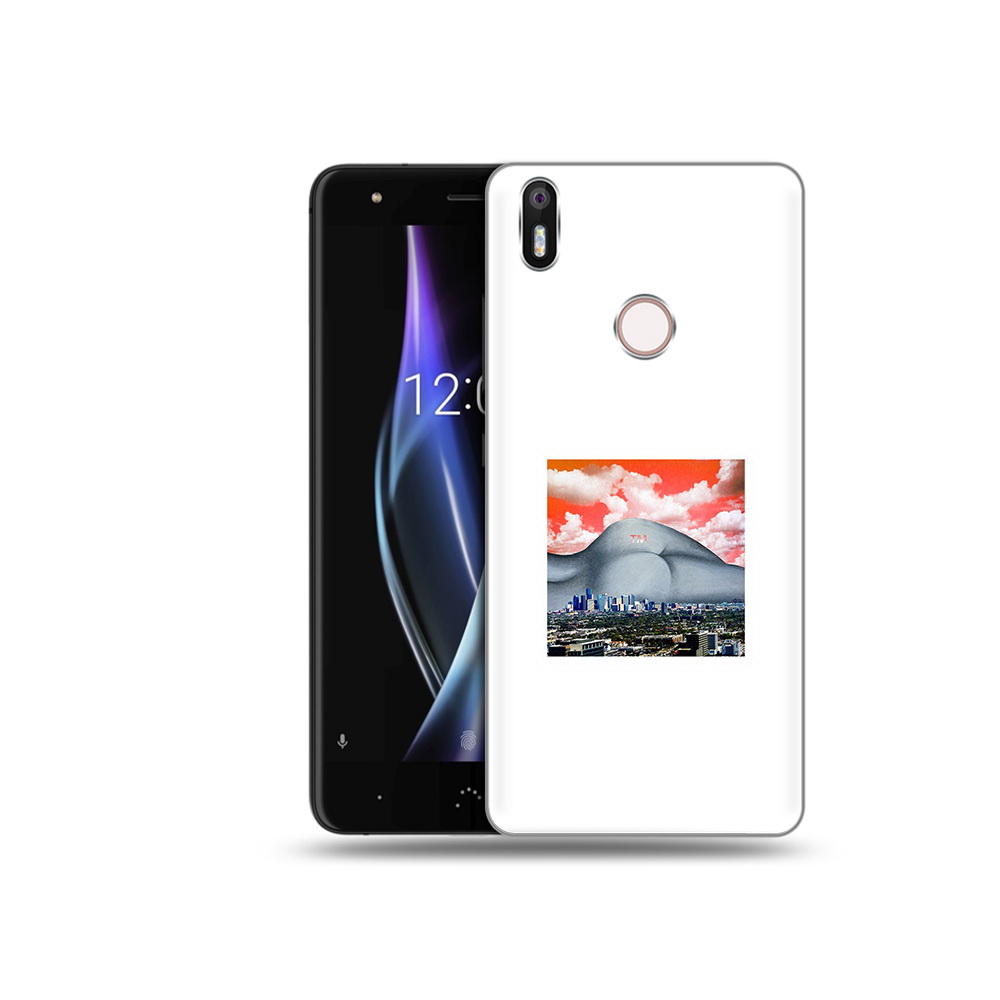 

Чехол MyPads Tocco для BQ Aquaris X город с девушкой на фоне, Прозрачный, Tocco