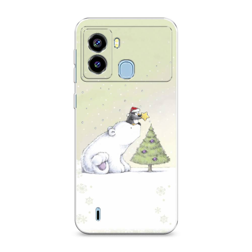 

Чехол на Tecno Pop 6 "Украшение елки", Белый;бежевый, 302050-5