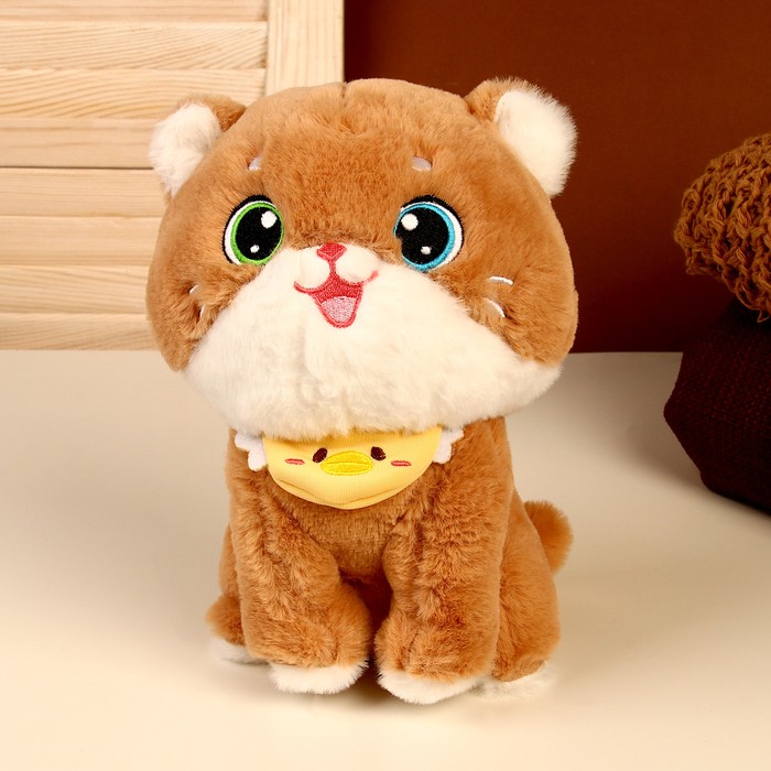 

Мягкая игрушка Кот, размер 21 см, цвет бежевый