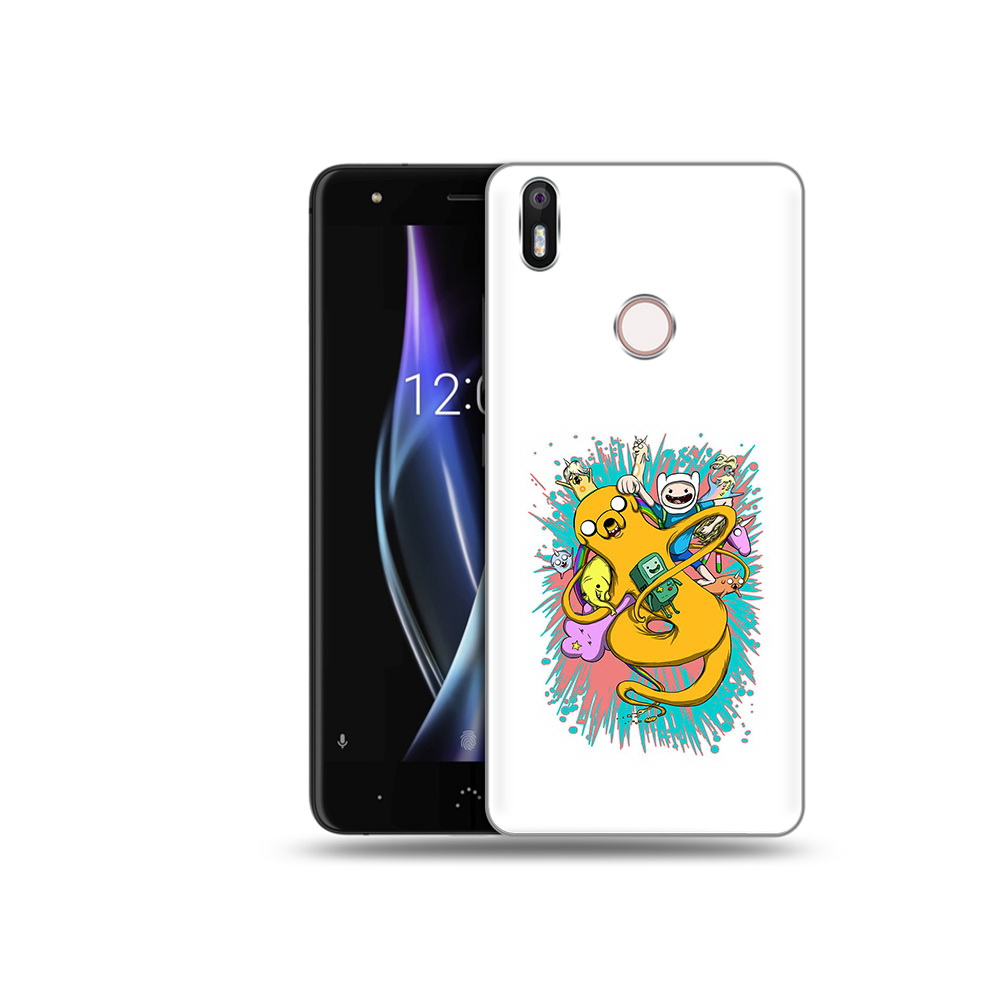 

Чехол MyPads Tocco для BQ Aquaris X время приключений рисунок, Прозрачный, Tocco