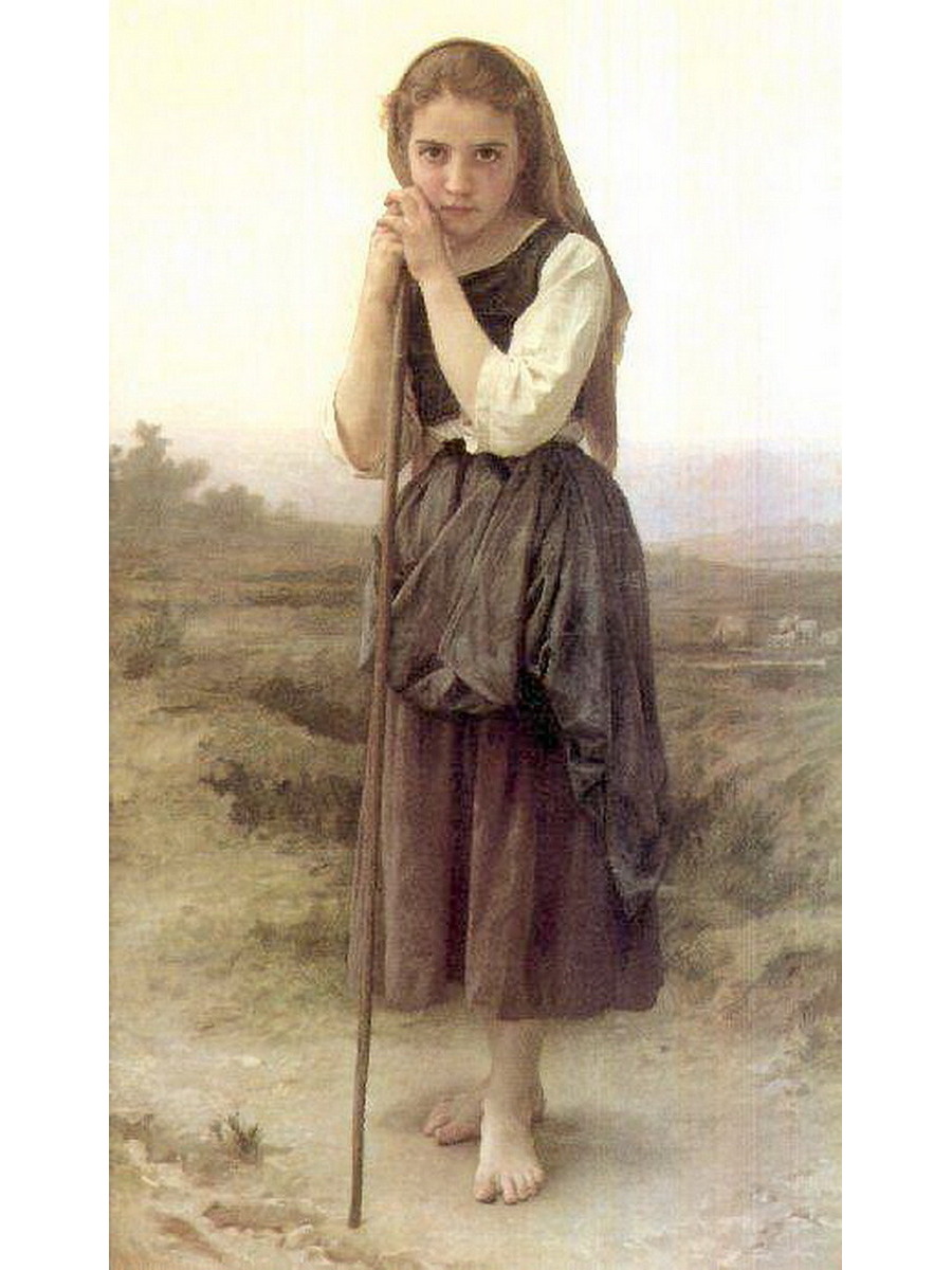 

Постер DRABS A2 Бугеро Адольф Вильям The Little Shepherdess